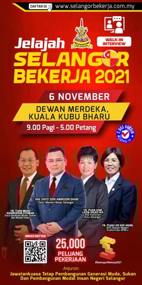 Jelajah Selangor Bekerja opens up at Hulu Selangor tomorrow