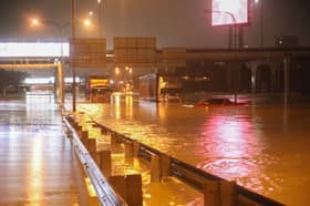 One in 100-year event: Rainfall yesterday equaled average monthly rainfall