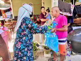 500 pek makanan diagih kepada mangsa banjir DUN Bukit Melawati