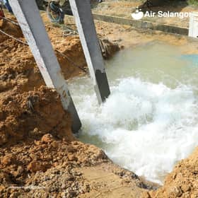 Section 15 burst pipe fully fixed, water to come back tomorrow — Air Selangor