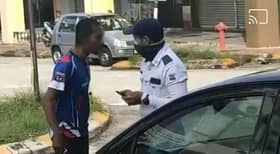 Pemuda parkir petak OKU berang disaman, lempar kata kesat kepada anggota MPKS