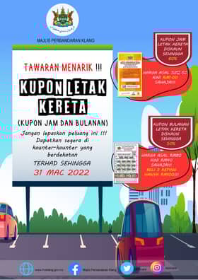 MPK jual buku kupon parkir RM1, ringan beban pascabanjir