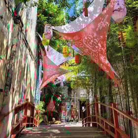 Chinatown’s hidden alley comes alive through roaring art theme