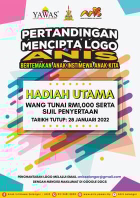 Cipta logo ANIS, peluang menangi tunai RM1,000