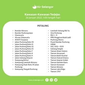 Water cuts in Petaling, Klang areas after burst pipe in Section 15