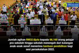 LZS peruntuk lebih RM32 juta bantu persekolahan 66,160 pelajar asnaf