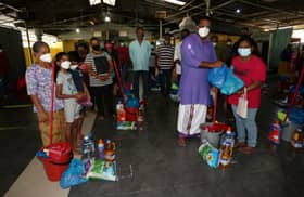 50 termasuk mangsa banjir DUN Sentosa terima bantuan sempena Pesta Ponggal