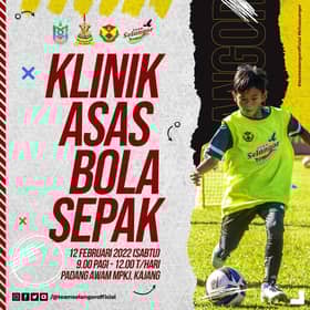 Team Selangor, Selangor FC pelawa kanak-kanak sertai Klinik Asas Bola Sepak Sabtu ini