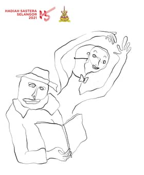 Sebuah kedai buku di Canning Garden Ipoh