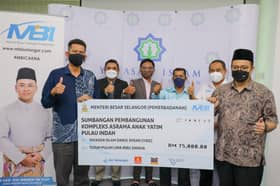 MBI contributes over RM70,000, sponsors building of orphan complex