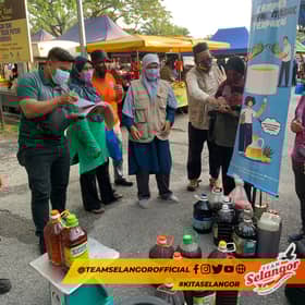 Team Selangor collects nearly 800 kg of used cooking oil for recycling