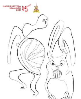 Pabila arnab mengajak kura-kura berlumba lagi