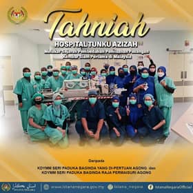 King, Queen congratulate Tunku Azizah Hospital over successful separation of conjoined twins