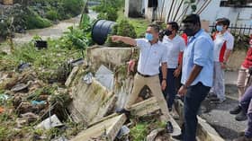 雪州水利局耗80万提升金銮花园河堤 黄思汉：518动工