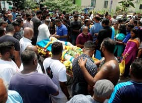 Nagaenthran's funeral held at Buntong Hindu Crematorium this evening