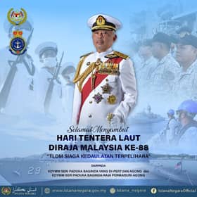 King conveys 88th anniversary wishes to Malaysian Navy