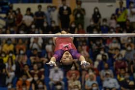 Rachel wins balance beam title for second gold in Hanoi