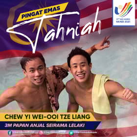 Sukan Sea: Skuad terjun negara terus cemerlang, sumbang emas kedua