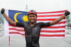 Energetic finish by cyclist Nur Aiman Zariff earns Malaysia's 37th gold at Hanoi SEA Games