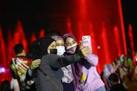 Ratusan pengunjung saksikan persembahan pancuran air berirama sempena Aidilfitri