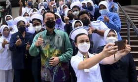 MOH staff express appreciation for Dr Noor Hisham's contribution, sacrifices