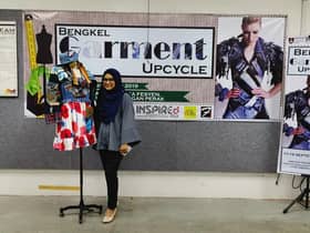 Bermodal RM250, pereka fesyen hasil busana guna kertas terpakai