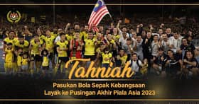 King congratulates Harimau Malaya over qualification to Asian Cup 2023