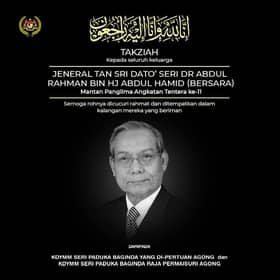 Agong, Raja Permaisuri extend condolences to family of 11th MAF chief