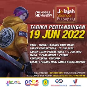 Pertandingan e-sukan Mobile Legends di jelajah bantuan rakyat Ahad ini