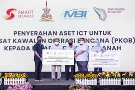 MB hands over communication equipment for disaster management centres