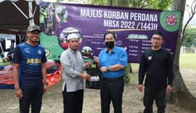 MBSA agih daging korban kepada warga kerja, golongan memerlukan