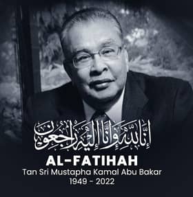 MB ucap takziah pemergian Tan Sri Mustapha Kamal