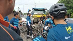 Wanita maut, anak parah dalam kemalangan lapan kenderaan, 21 basikal