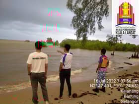 Pantai di Kuala Langat terkawal, tidak berlaku air pasang besar