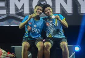 Indonesia's Apriyani, Siti Fadia win first Open title in third tournament
