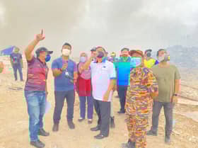 JAS Selangor tahan tiga lelaki sebabkan tapak lupus sampah haram terbakar