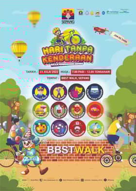 Jom meriahkan Hari Tanpa Kenderaan MPSepang Sabtu ini