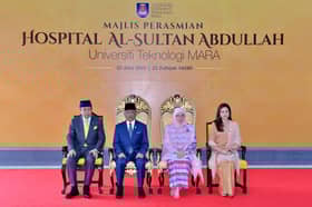 Sultan, Tengku Permaisuri berkenan hadir majlis perasmian Hospital Al-Sultan Abdullah UiTM