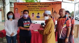 DUN Pandamaran agih empat lembu, 16 kambing sempena ibadah korban