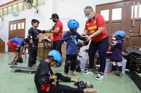 DUN Bukit Lanjan anjur sukan papan selaju untuk anak Orang Asli