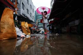 Record rain leaves at least seven dead in South Korean capital