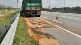 Kemalangan di Lebuhraya Elite, tiada tumpahan minyak dikesan
