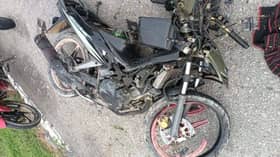 Penghantar makanan maut motosikal rempuh belakang lori