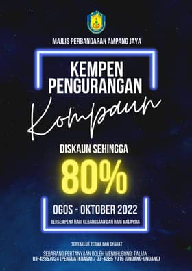 MPAJ tawar diskaun kompaun am, trafik sehingga 80 peratus