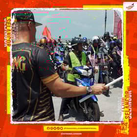 Team Selangor organises convoy to spread patriotic cheer