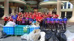 Sunway Resort, MBSJ collect over 70 kg of waste for World Cleanup Day