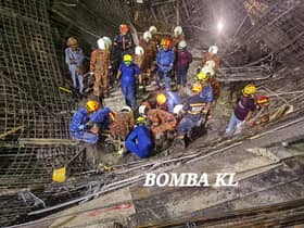 Pekerja binaan warga Bangladesh maut tertimbus dalam runtuhan konkrit