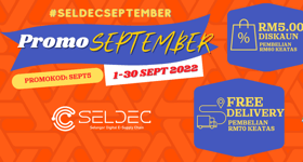 Seldec tawar potongan harga RM5, hantar percuma sepanjang September