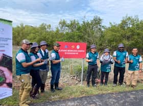 KDEBWM tanam 500 pokok bakau di Hutan Simpan Kuala Bernam