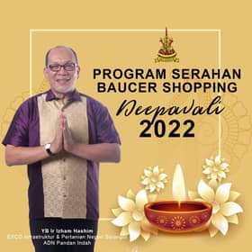 DUN Pandan Indah tawar baucar beli-belah RM100 sempena Deepavali